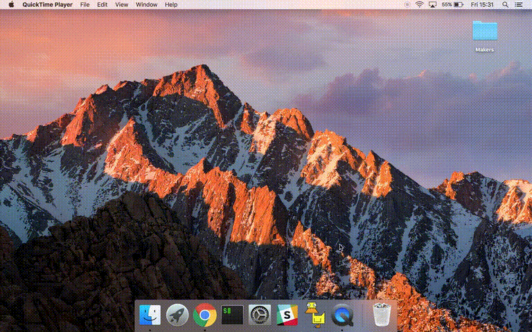 A screenshot of my Quark Code Editor app